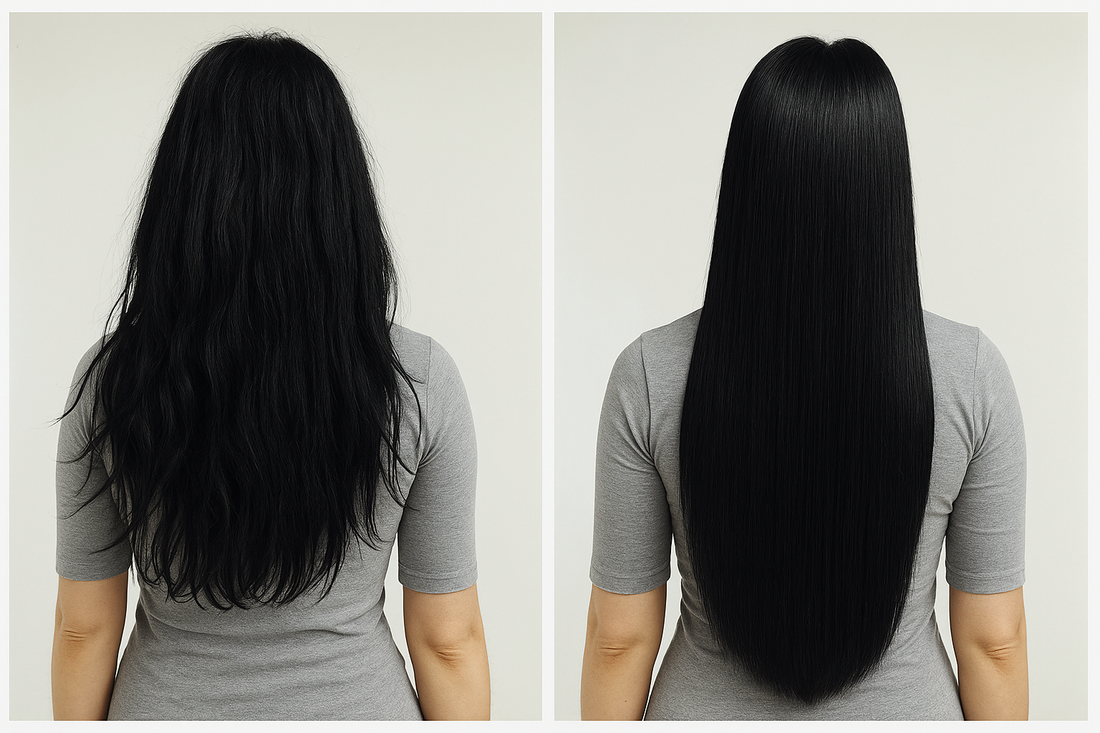 "Frizzy hair solutions," "how to control frizz," and "best products for frizzy hair."