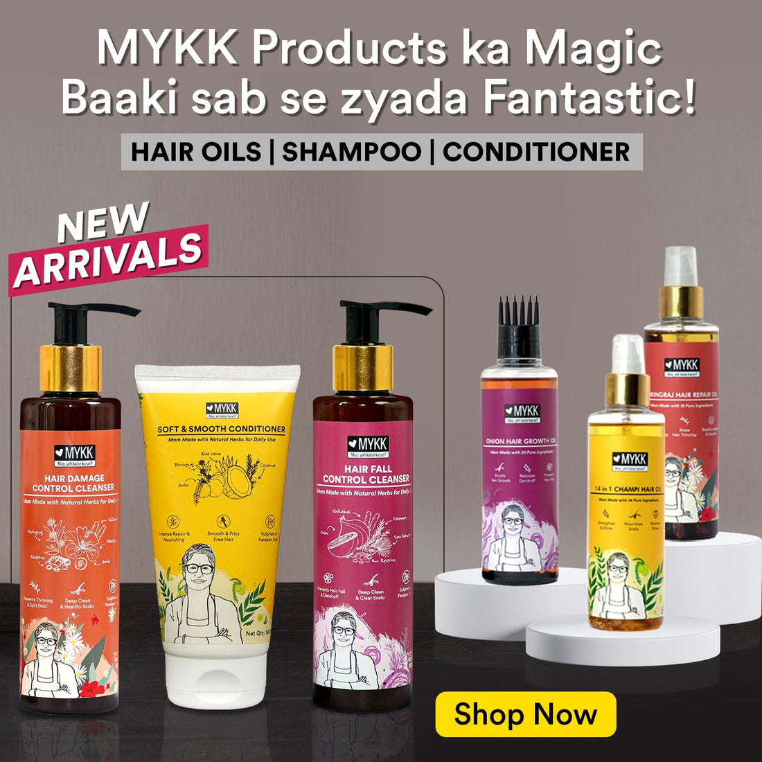 Winter Hair Care Routine: How to Use MYKK’s Shampoo, Conditioner & Hair Oils for Strong, Frizz-Free Hair