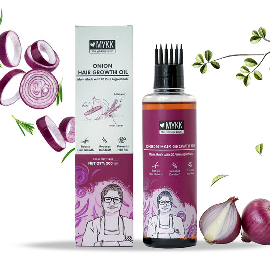 How mykk Onion Oil is beneficial for hair growth?