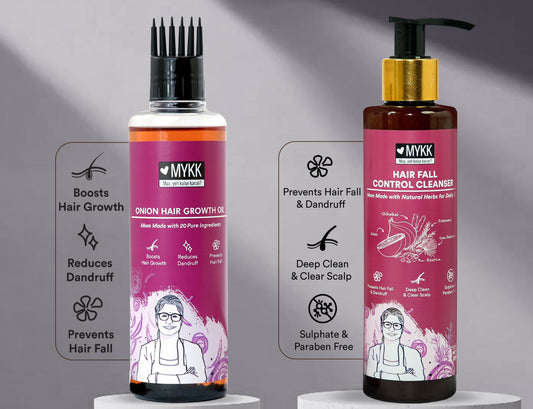 Which Oil is Best for Hair Loss? Try Mykk Onion Hair Growth Oil for Stronger, Healthier Hair!