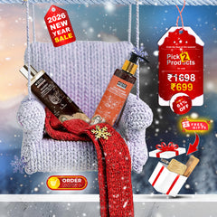 MYKK Shuddh Nariyal Oil 200ml & Hair Damage Control Cleanser Shampoo 200ml Combo | 100% Virgin Cold Pressed Coconut Oil for Skin, Hair & Massage with Damage Repair Shampoo