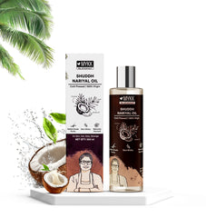 MYKK Shuddh Nariyal Oil - 100% Virgin, Cold Pressed | Edible Grade, Non-Sticky, Naturally Sourced Coconut Oil for Skin, Hair, Baby & Massage – 200ml