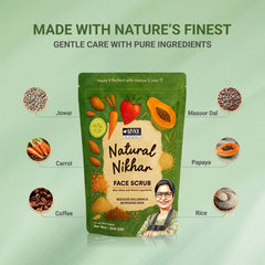 Natural Nikhar Face Scrub 200gm - Mykk Store