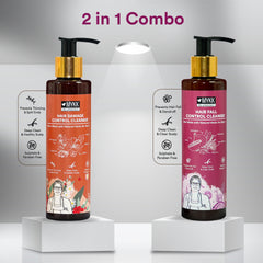 MYKK Hair Damage Control Cleanser Shampoo + Hair Fall Control Cleanser Shampoo Combo Pack