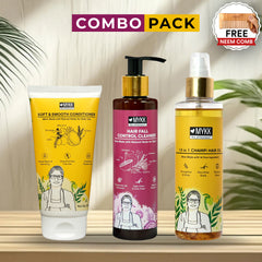 Soft & Smooth Conditioner + Hair Fall Control Cleanser Shampoo + 14 in 1 Champi Hair Oil Combo Pack