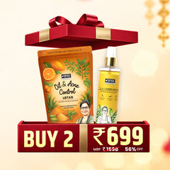 Ganesh Chaturthi Mega Saver : 2 Products Combo  14-in-1 Champi Hair Oil + Oil & Acne Control Ubtan